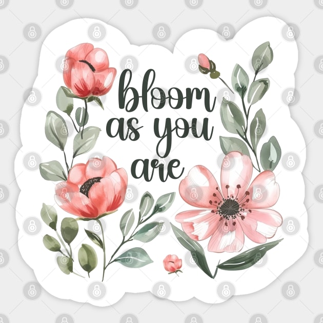 Mind Matters: Spread Positivity and Self-Care Awareness Sticker by Steve
